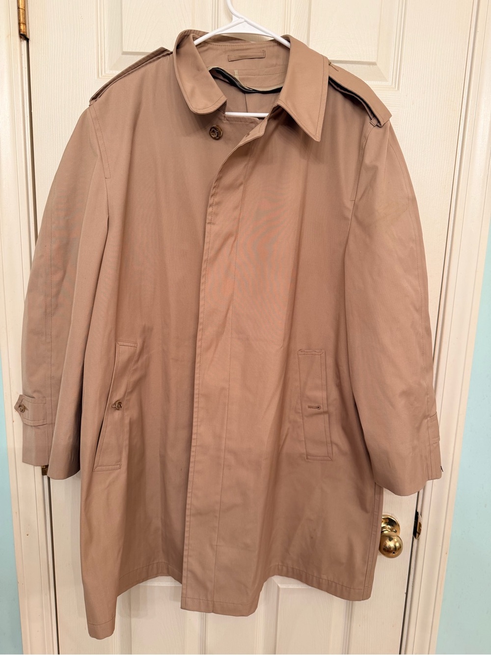 London Fog Men's Beige Trench Coat
